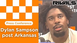 Tennessee football RB Dylan Sampson reacts to Arkansas loss [upl. by Nnylarej706]