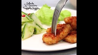 Recette salade de concombre et nuggets veggie [upl. by Frayda]