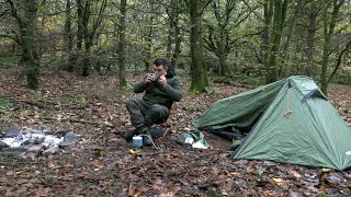 UK Wildcamping In Tent  Drinking Polypore Tea [upl. by Beaner275]