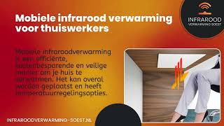 Mobiele Infrarood Verwarming voor Thuiswerkers  Infrarood Verwarming Soest [upl. by Greenebaum681]