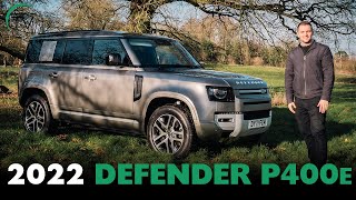 2022 Land Rover Defender P400e  How does it drive 4K [upl. by Orelle]