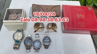 180924 ☎ zalo 0898386363 Casio Seiko Wired Guionnet Paris Michael Kors nước hoa kính Rayban [upl. by Surtemed]