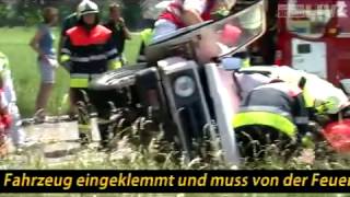 Lauterach Frontalcrash auf der Senderstraße [upl. by Araek628]