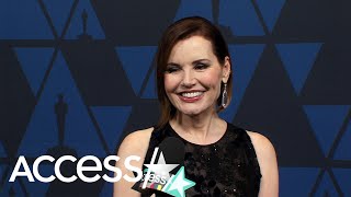 Geena Davis Reveals Her First Oscar Is Dented It Fell Off The Shelf During An Earthquake [upl. by Joiner]