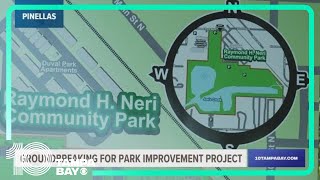 Groundbreaking underway for park improvement project in Pinellas County [upl. by Ennairoc]