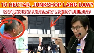 KAPITAN GINISA SA HEARING DAHIL SA HIGHEND JUNKSHOP SA MEXICO PAMPANGA MAY LUXURY BUILDING [upl. by Anoid260]