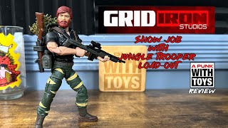 Gridiron Studios Jungle Trooper Loadout Recondo Review for GI Joe Classified [upl. by Ajdan]