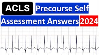 AHA ACLS Test Answers 2024 Precourse Self Assessment Answers 2024 [upl. by Cooperstein]