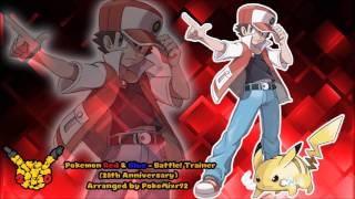 Pokémon Red amp Blue  Battle Trainer 20th Anniversary Special Remix [upl. by Odirfliw143]