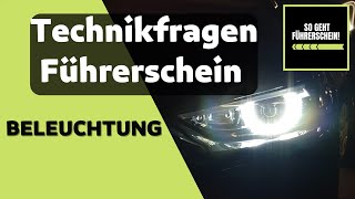 Technik in der Führerscheinprüfung  Licht  Führerschein [upl. by Bozovich]