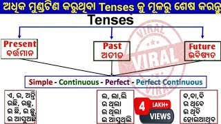 Tense In Odia  Tense In English Grammar In Odia  Present TensePast TenseFuture Time [upl. by Yenitirb285]