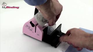 Zutter BindItAll Personal Portable Wiring Binding Machine Demo [upl. by Hahnke]