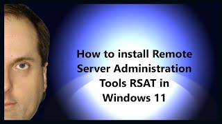 How to install Remote Server Administration Tools RSAT in Windows 11 [upl. by Aiket357]