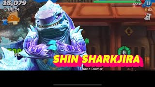 Shin Sharkjira Most Gold Earned Live Contest  Hungry Shark World [upl. by Ydaj48]