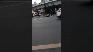 HONDA CLICK NAHAGIP NG SASAKYAN edsa aksidenti incident [upl. by Veta]