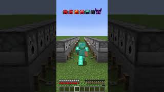 Armor Test vs Arrow Damage in Minecraft shorts meme memes [upl. by Petite]