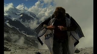 Wingsuit BASE Jump from the North Face of Eiger [upl. by Roskes]