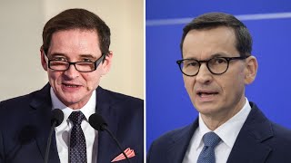 Babiarz zawieszony przez TVP Morawiecki szybko zareagował [upl. by Ahsikram]