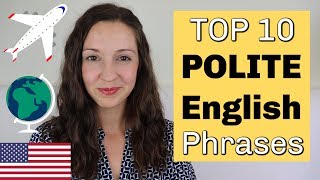 TOP 10 Polite English Expressions Advanced Vocabulary Lesson [upl. by Mella]