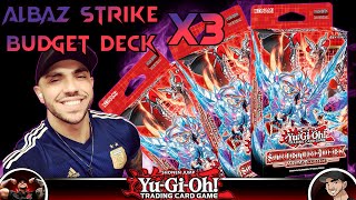 ALBAZ STRIKE BUDGET DECK  Somente Com as 3 Caixas do Structure Deck [upl. by Lirbaj]