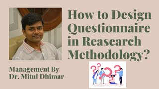 How to develop strong research questions  Questionnaire design process in research methodology [upl. by Sundstrom]