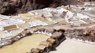 The Salineras de Maras abbeystevesrockinadventure7893 perutravel marasperu saltflats [upl. by Atnom]