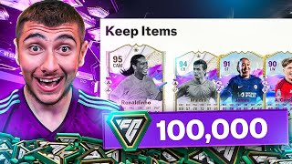 I Spent 100000 FC Points On FUTURE STARS [upl. by Namolos]