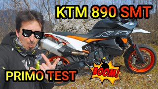 KTM 890 SMT  PRIMA PROVA TEST  4K  🇮🇹 [upl. by Ailedua]