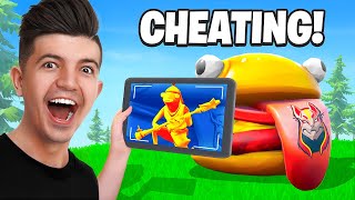 I CHEATED in FORTNITE Hide amp Seek for 100000 VBUCKS [upl. by Nosecyrb]