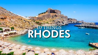 Top 10 Things To Do in Rhodes Greece [upl. by Mikel]