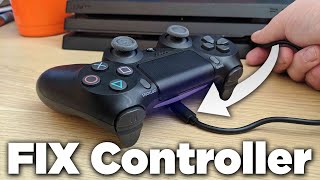 🎮 How to Fix PS4 Controller Not Charging Easy amp Fast [upl. by Kcirdorb]