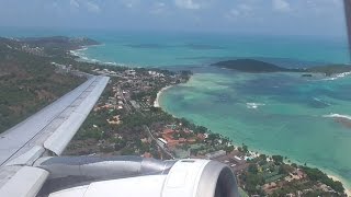 KOH SAMUI BANGKOKBANGKOK AIRWAYS BUSINESS CLASS 260315 [upl. by Tarton]