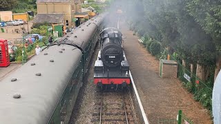 7F 280 Class  53808  Mid Hants Railway  The Watercress Line  Alresford  120921 [upl. by Annais]