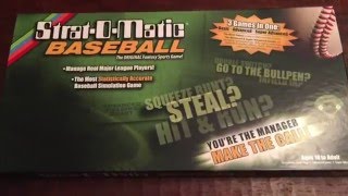 Hands On Stratomatic Baseball Game Review [upl. by Noslrac]