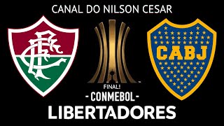 AO VIVO FLUMINENSE X BOCA JUNIORS  FINAL DA COPA LIBERTADORES DA AMÉRICA  AO VIVO [upl. by Lakin954]