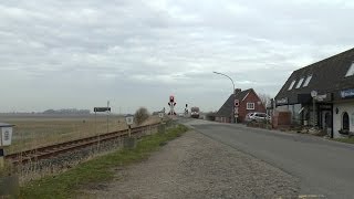 Bahnübergang quotOsterdeichquot Dagebüll Kirche [upl. by Gratia697]