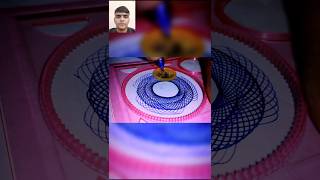 Simple spirograph beautiful 😍 design ll shorts trending asmr shortsfeed satisfying ytshorts [upl. by Heyman]