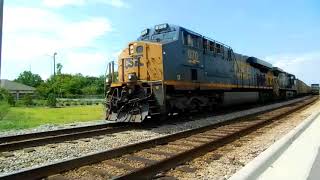 Emergency Emergency CSX Q410 In Emergency Train Separate In Busy Downtown FayettevilleNC [upl. by Ileek]