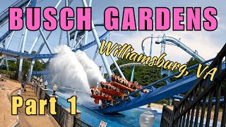 Busch Gardens Williamsburg Virginia Part 1 of 3 [upl. by Hgieloj604]