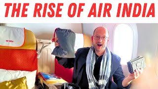 After Tatas Takeover  Air India Business Class Flight Review 2023 [upl. by Tamer]