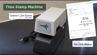 Time Stamp Machine  Widmer T3 [upl. by Marina]