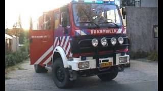 161009 Uitruk brandweer Lunteren [upl. by Sami]