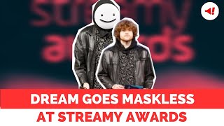 YouTuber Dream Goes Maskless at 2023 Streamy Awards Why Does Dream Wear A Mask [upl. by Netloc15]