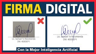 Cómo hacer FIRMA DIGITAL para Documentos WORD [upl. by Madelle734]