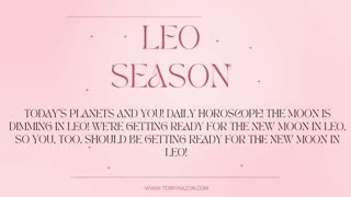 Todays Planets and You The Moon is dimming in Leo [upl. by Witcher]