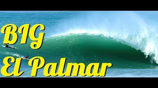 EPIC BIG Waves Surfing at the Beach of El Palmar Cadiz [upl. by Eelana758]