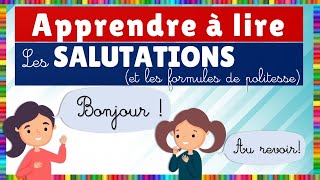 Les salutations et les formules de politesse [upl. by Dulcea391]