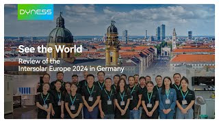 Dyness ended successfully at the Intersolar Europe 2024 in Munich Germany [upl. by Aihsot]