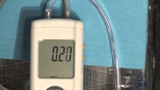 Checking HVAC filter pressure drop [upl. by Conn356]