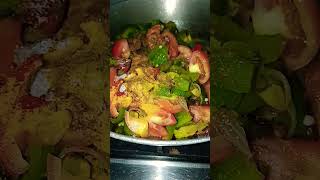 capsicum ki sabaji 🫑🫑🤤🤤🤫shortvideo food [upl. by Petersen]